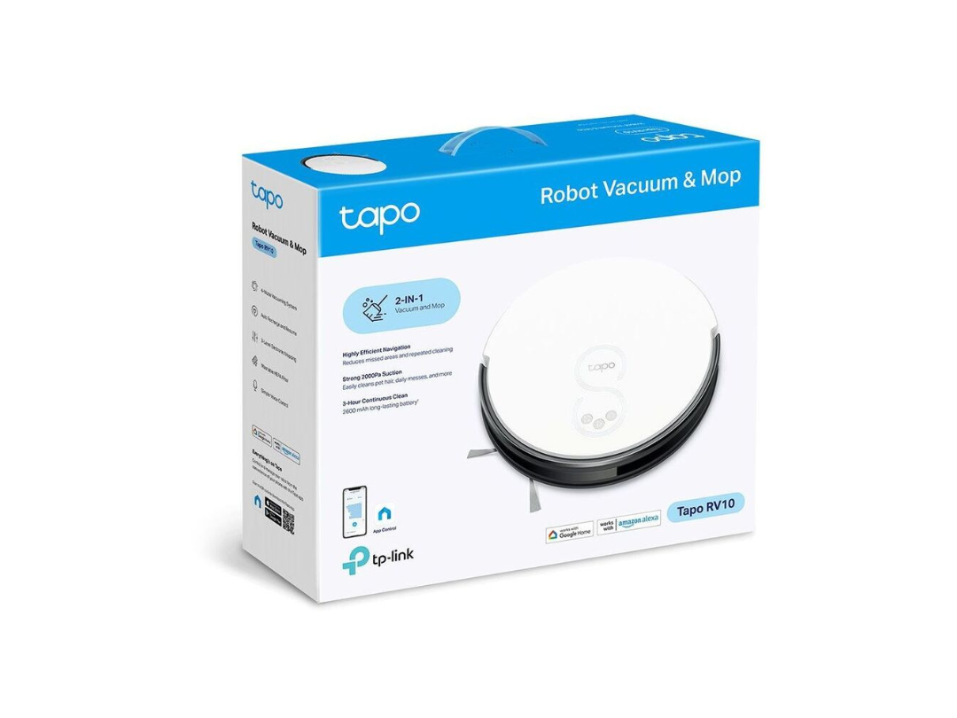 TP-Link TAPO RV10 Robot Vacuum cleaner & Mop TP-Link TAPO RV10 Robot Vacuum cleaner & Mop